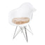 Round Sheepskin Seat Pads