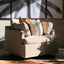 Moana Swivel Armchair - Marshmallow