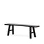 Parq Peasant Bench - 150cm Black