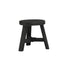 Parq Round Footstool - Black