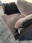 Moana Swivel Armchair - Caviar