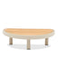 Cloud Outdoor Half Coffee Table - Teak