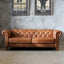 Stanley Chesterfield 3S - Tan Leather