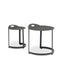 Dos Outdoor Nesting Side Tables - Charcoal