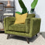 Del Rey Armchair - Olive Cord