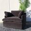 Moana Swivel Armchair - Caviar