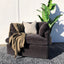 Moana Swivel Armchair - Caviar