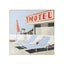 Poolside Framed Canvas Art - 100x100cm