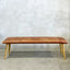 Lulu Ottoman Bench - Tan Leather