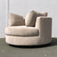 Palazzo Swivel Armchair - Encore Marshmallow