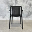 Piha Outdoor Chair w/Arm - Black