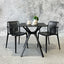 Pelorus Outdoor Square Table - Black