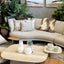 Wave Outdoor Side Table - Mocha