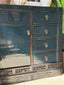 Original Chinese Cabinet - Distressed Navy