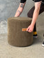 Round Ottoman - Olive