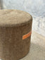 Round Ottoman - Olive