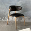 Nico Dining Chair - Liquorice Leather