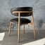 Nico Dining Chair - Liquorice Leather