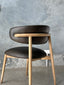 Nico Dining Chair - Liquorice Leather