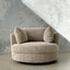 Palazzo Swivel Armchair - Wise Cobblestone