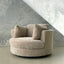 Palazzo Swivel Armchair - Wise Cobblestone