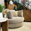 Palazzo Swivel Armchair - Wise Cobblestone