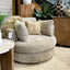 Palazzo Swivel Armchair - Wise Cobblestone