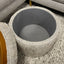 Madeleine Storage Ottoman - Rumble Cobblestone