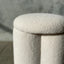Rocket Stool - Ivory Sherpa