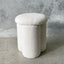 Rocket Stool - Ivory Sherpa