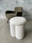 Rocket Stool - Ivory Sherpa