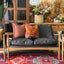 Metro 2 Seater - Black Leather