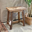 Reclaimed Teak Stool