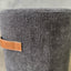 Round Ottoman - Slate
