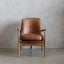 Metro Armchair - Tan Leather
