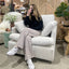 Moana Swivel Armchair - Caviar