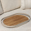 Cloud Teak Tray - Mocha