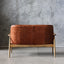 Metro 2 Seater - Tan Leather