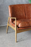 Metro 2 Seater - Tan Leather