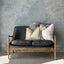 Metro 2 Seater - Black Leather