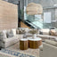 Moana 6 Piece Modular Sofa - Marshmallow