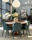 Mondrian Round Dining Table