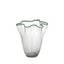 Jarvis Short Vase - Clear + Green