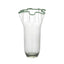 Jarvis Tall Vase - Clear + Green