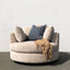 Palazzo Swivel Armchair - Encore Marshmallow