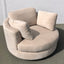 Palazzo Swivel Armchair - Encore Marshmallow