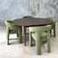 Juniper Dining Chair - Moss Velvet
