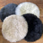 Round Sheepskin Seat Pads