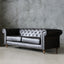 Stanley Chesterfield 3S - Vintage Black Leather
