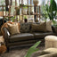 Stella Sofa - Green Leather